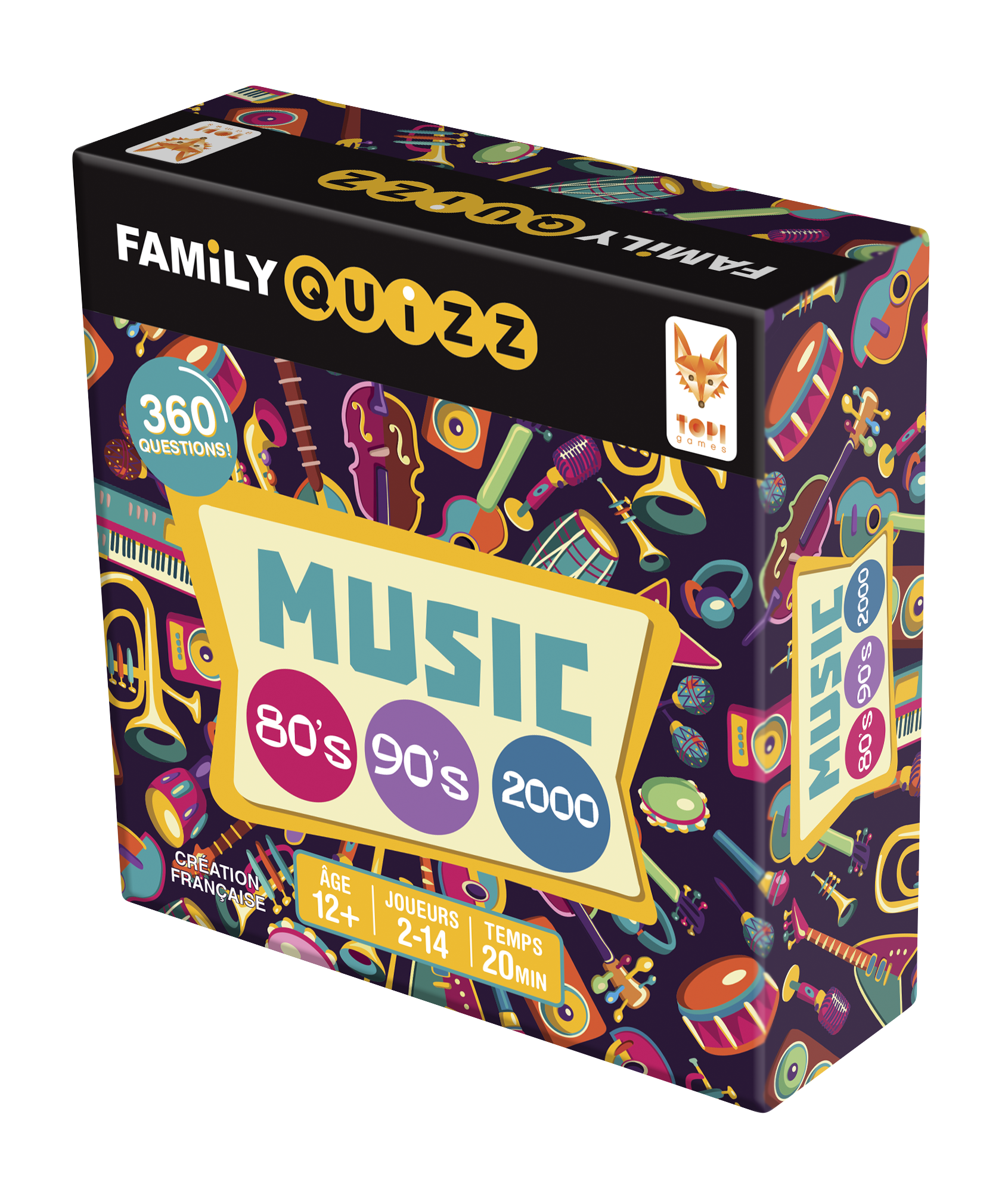 Topi Games Family Quiz Music gioco quiz anni 80 90 2000