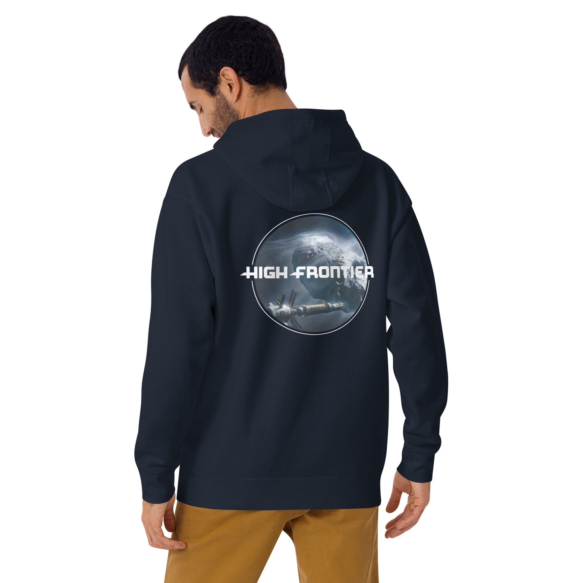 ION High Frontier felpa con cappuccio stampa posteriore