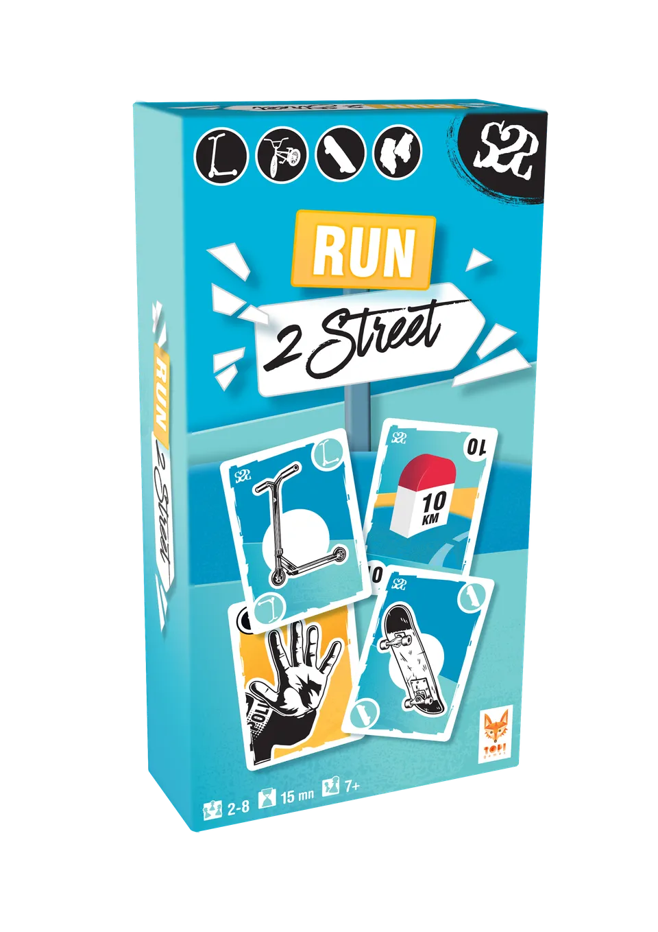 Topi Games Run 2 Street gioco da tavolo corsa