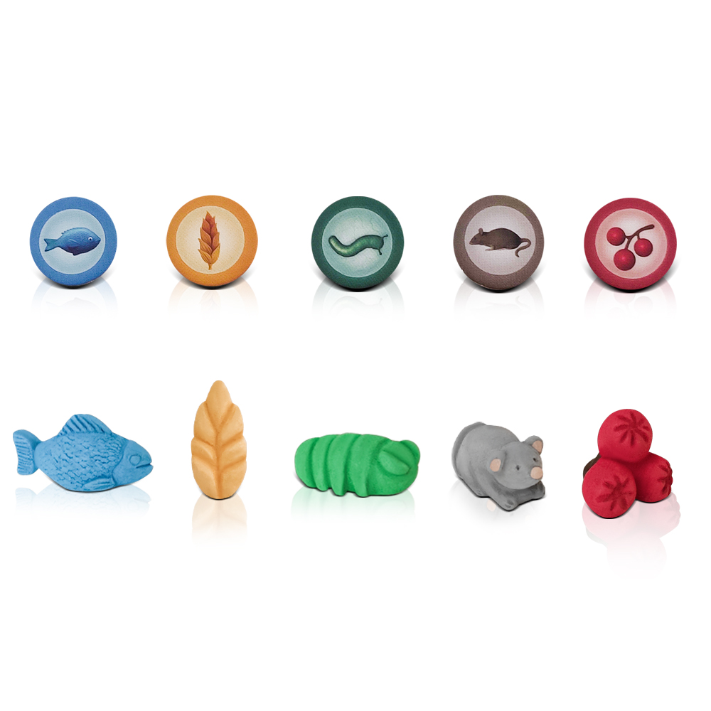 Wingspan Risorse Realistiche set 103 miniature accessori