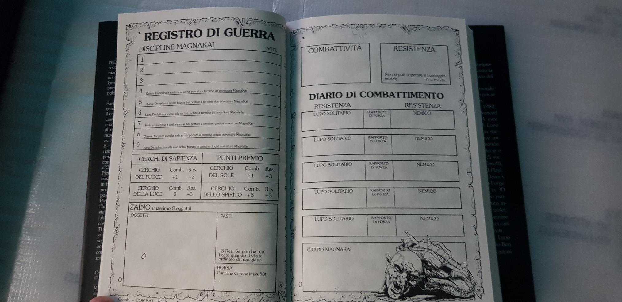 Raven Edizioni Lupo Solitario Sfida alle Tenebre 12 librogame