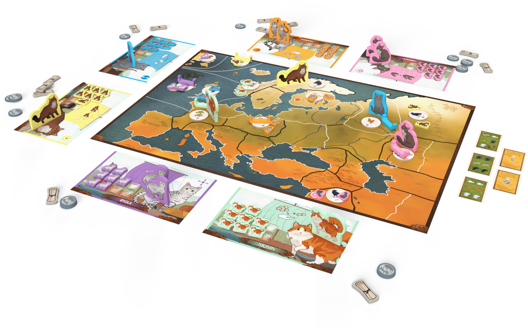 ION Games Pax Viking Junior gioco da tavolo bimbi gatti