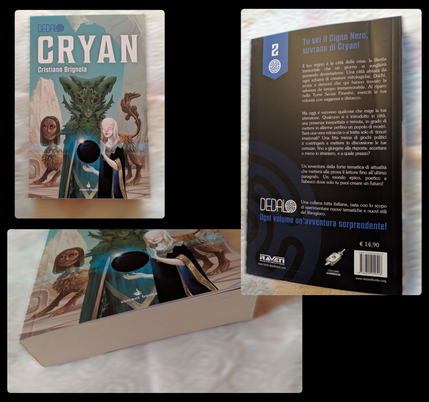 Raven Cryan Dedalo Vol. 2 librogame