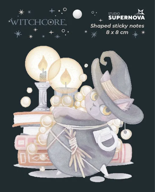 Studio Supernova Witchy Cat sticky notes sagomate 50 fogli