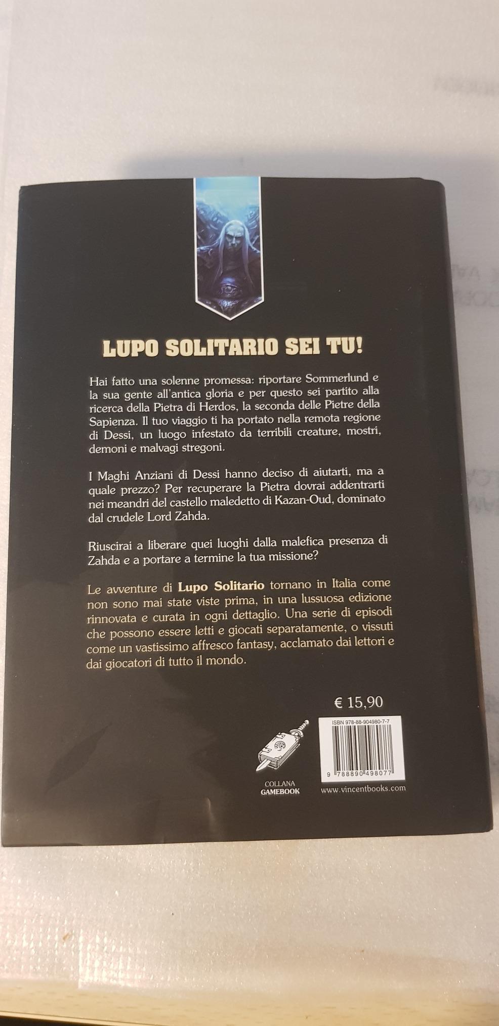 Raven Lupo Solitario Il Castello della Morte librogame Vol.7 MagnaKai