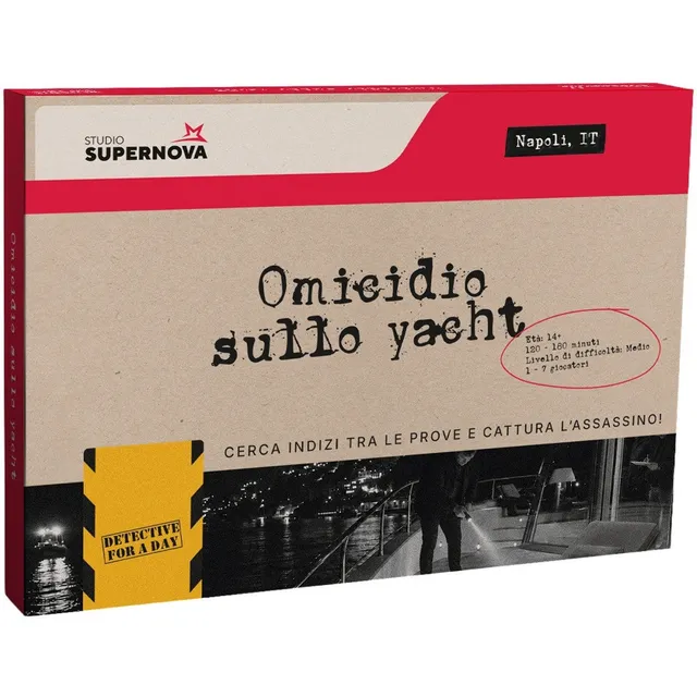 Studio Supernova Detective for a Day Omicidio sullo Yacht gioco da tavolo