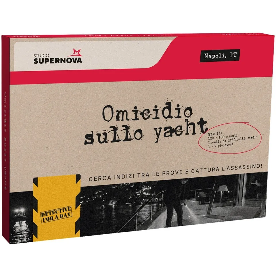 Studio Supernova Detective for a Day Omicidio sullo Yacht gioco da tavolo