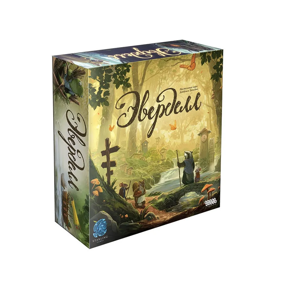 Everdell gioco da tavolo base foresta con Albero Eterno