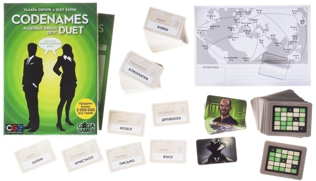 Codenames Duet gioco da tavolo cooperativo 2 giocatori