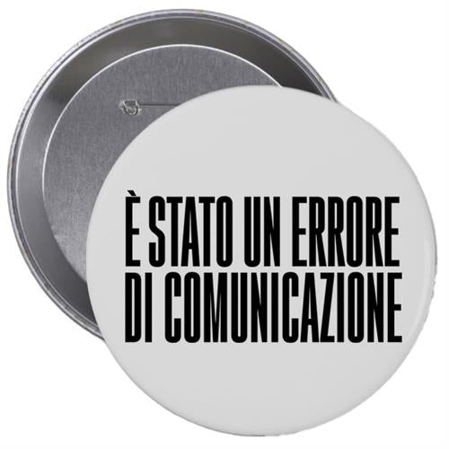 Studio Supernova NSPPDN 12 Errore spilla bianca 38mm