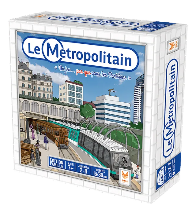 Topi Games The Metropolitan gioco da tavolo metro Parigi