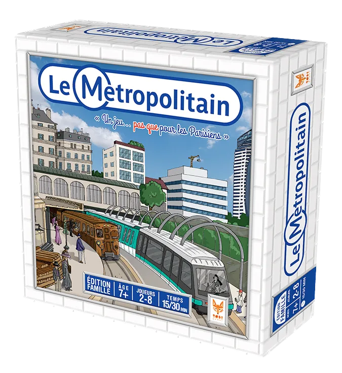 Topi Games The Metropolitan gioco da tavolo metro Parigi