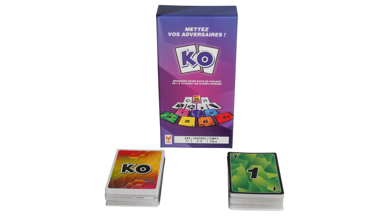 Topi Games KO gioco di carte italiano 3 livelli