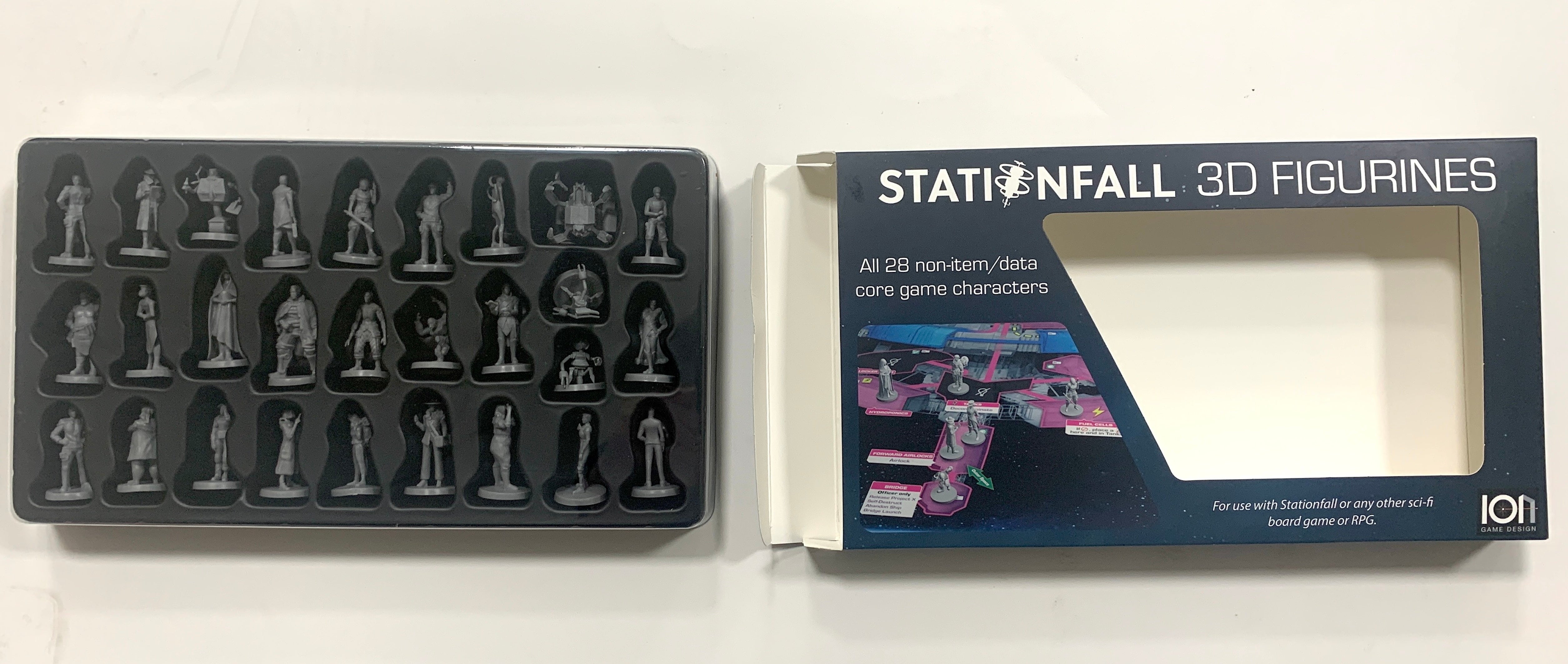 ION Games Stationfall miniature personaggi 3D