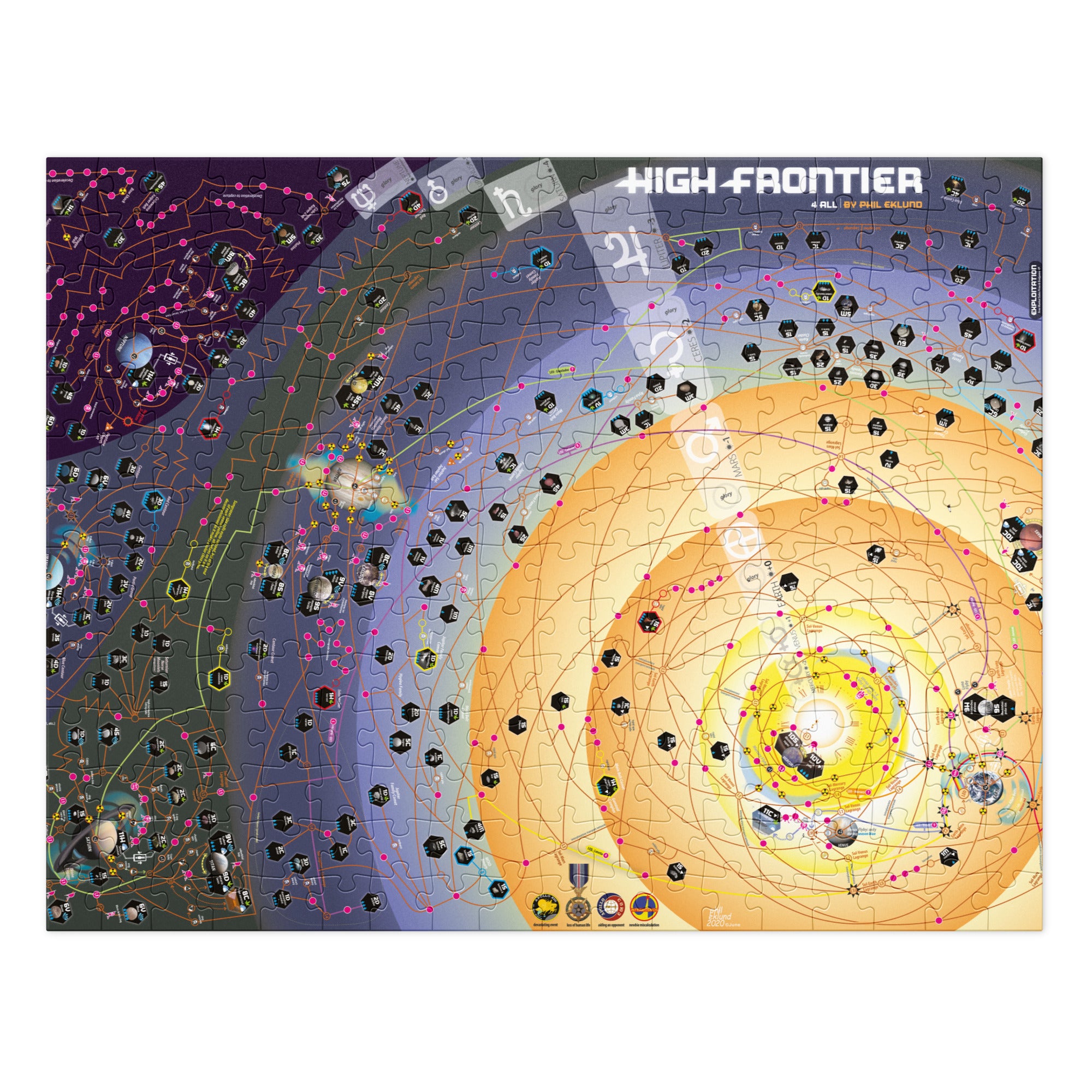 ION High Frontier 4 All puzzle 1000 pezzi con latta