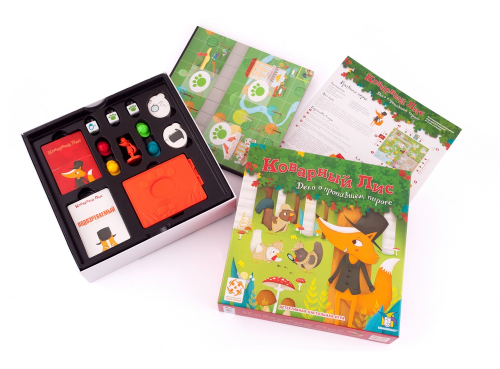 Niza Gams Volpe Furba gioco da tavolo bambini deduzione
