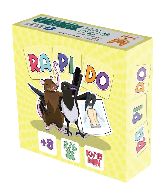 Topi Games Fast gioco di carte sillabe bambini