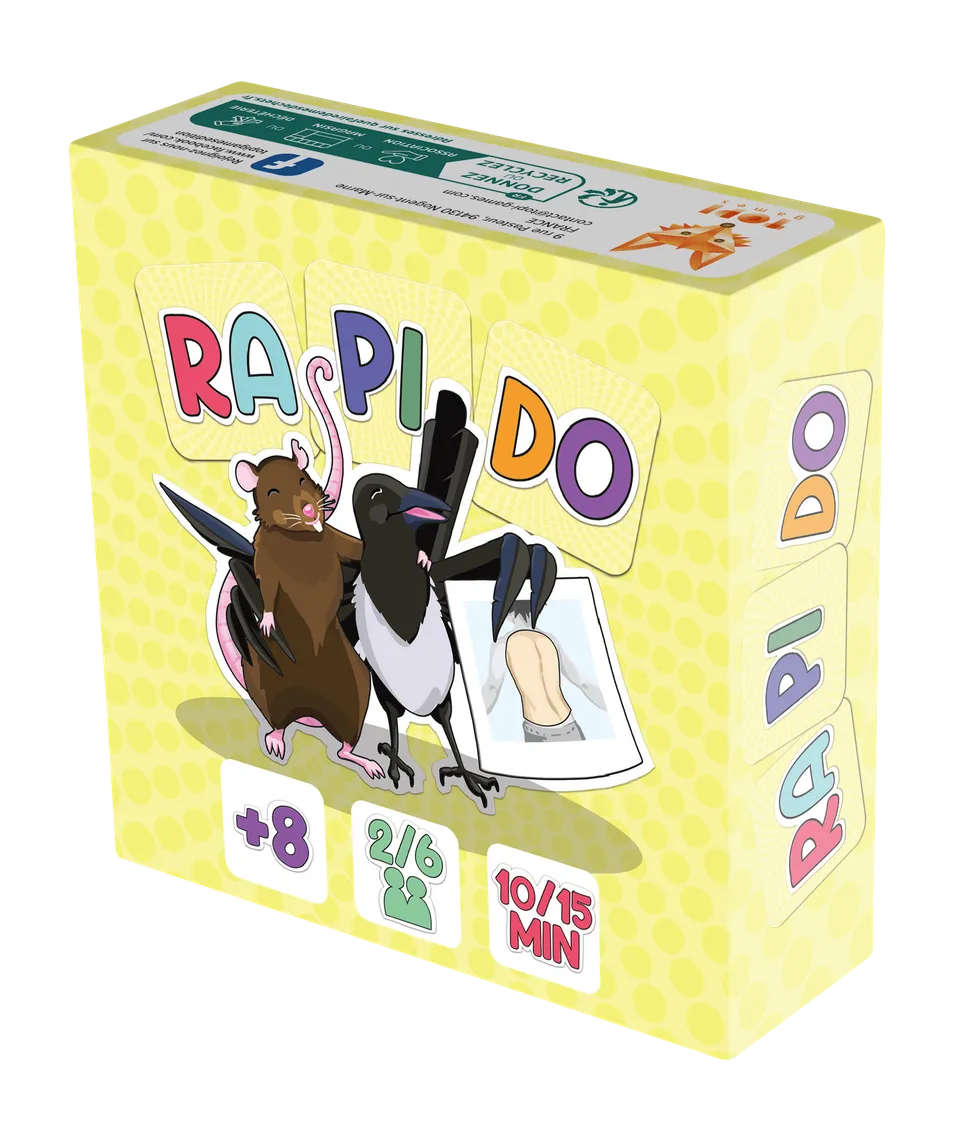Topi Games Fast gioco di carte sillabe bambini