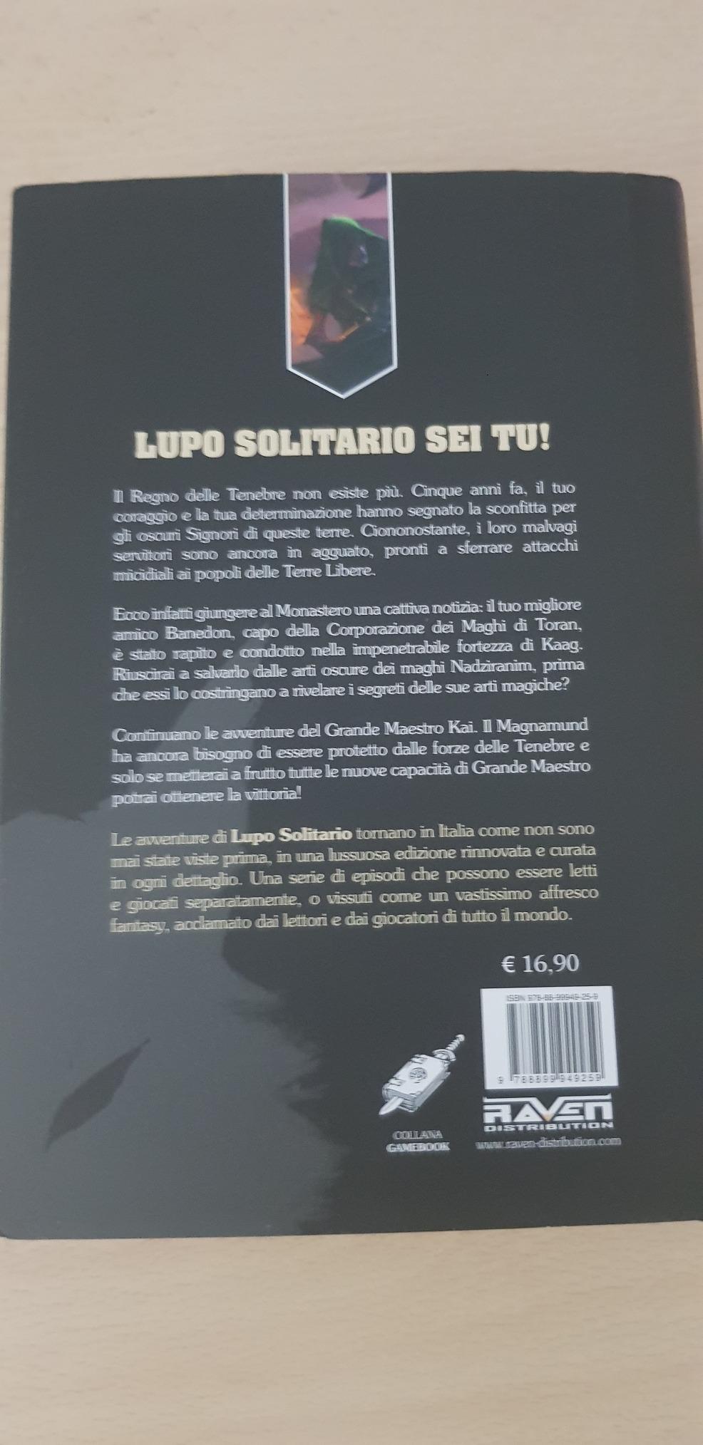 Raven Lupo Solitario I Prigionieri di Kaag librogame