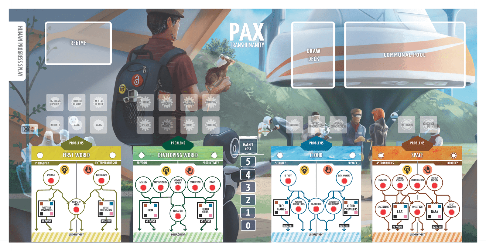 ION Pax Porfiriana Transhumanity tabellone pieghevole