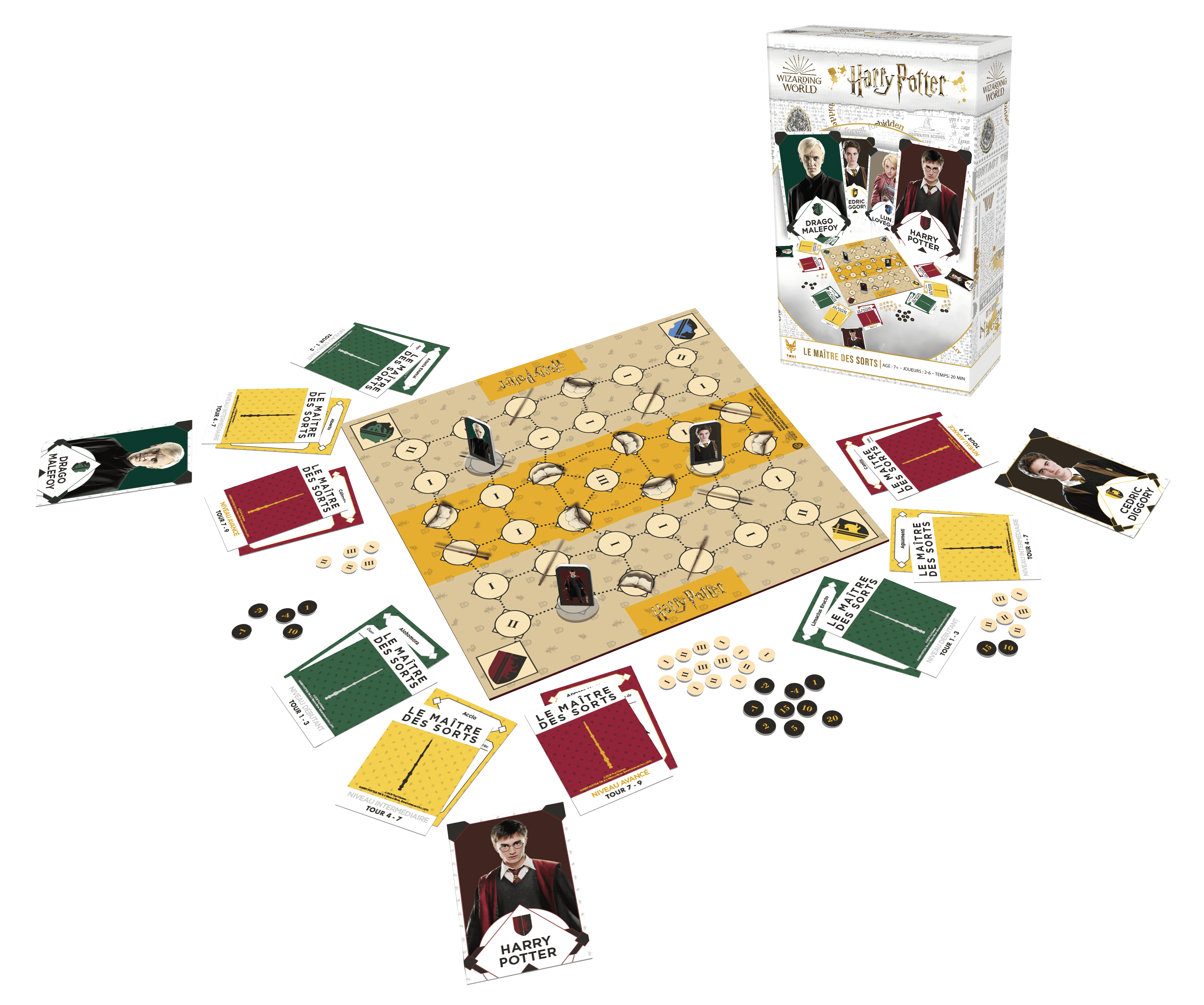 Topi Games Harry Potter The Spellmaster gioco da tavolo 218 incantesimi
