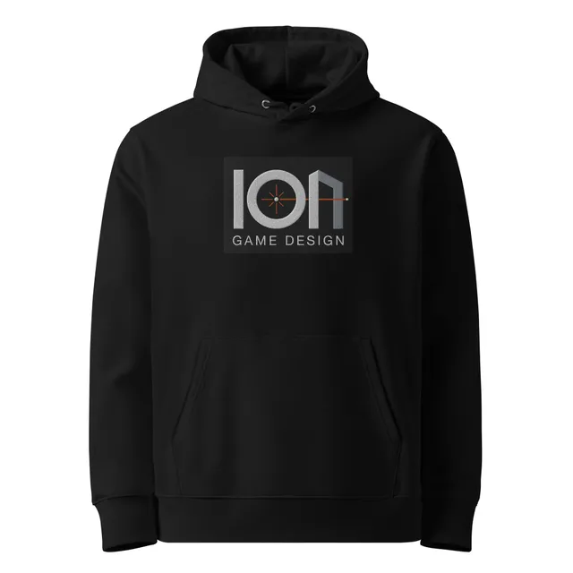 ION Games Essential Eco Hoodie felpa unisex cotone bio