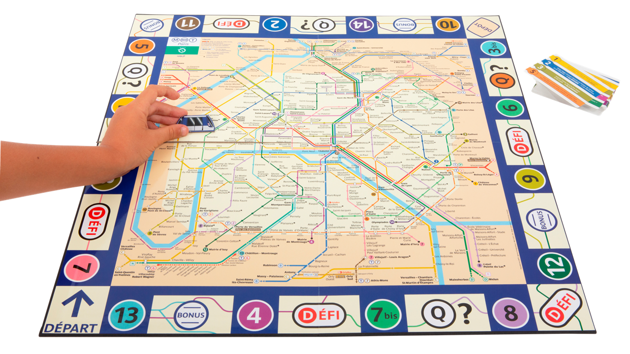 Topi Games The Metropolitan gioco da tavolo metro Parigi