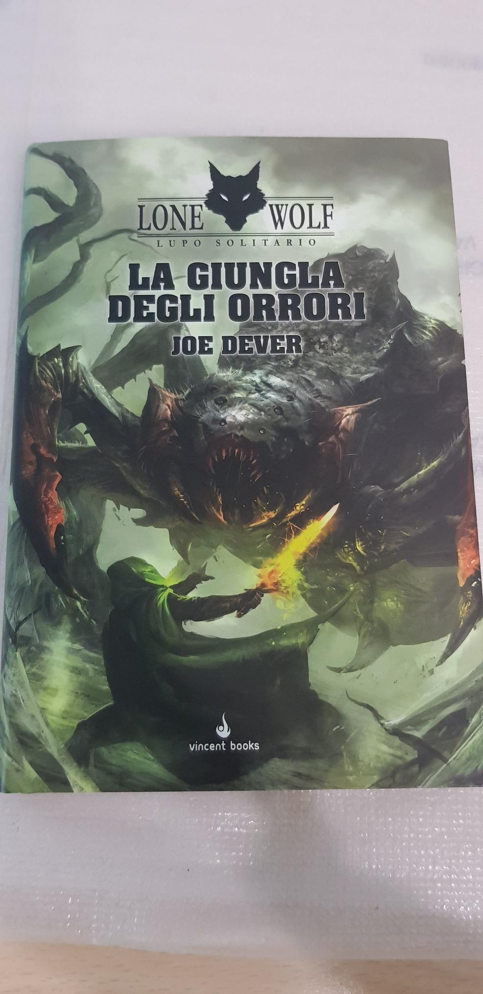 Raven Edizioni Lupo Solitario La Giungla degli Orrori 8 librogame