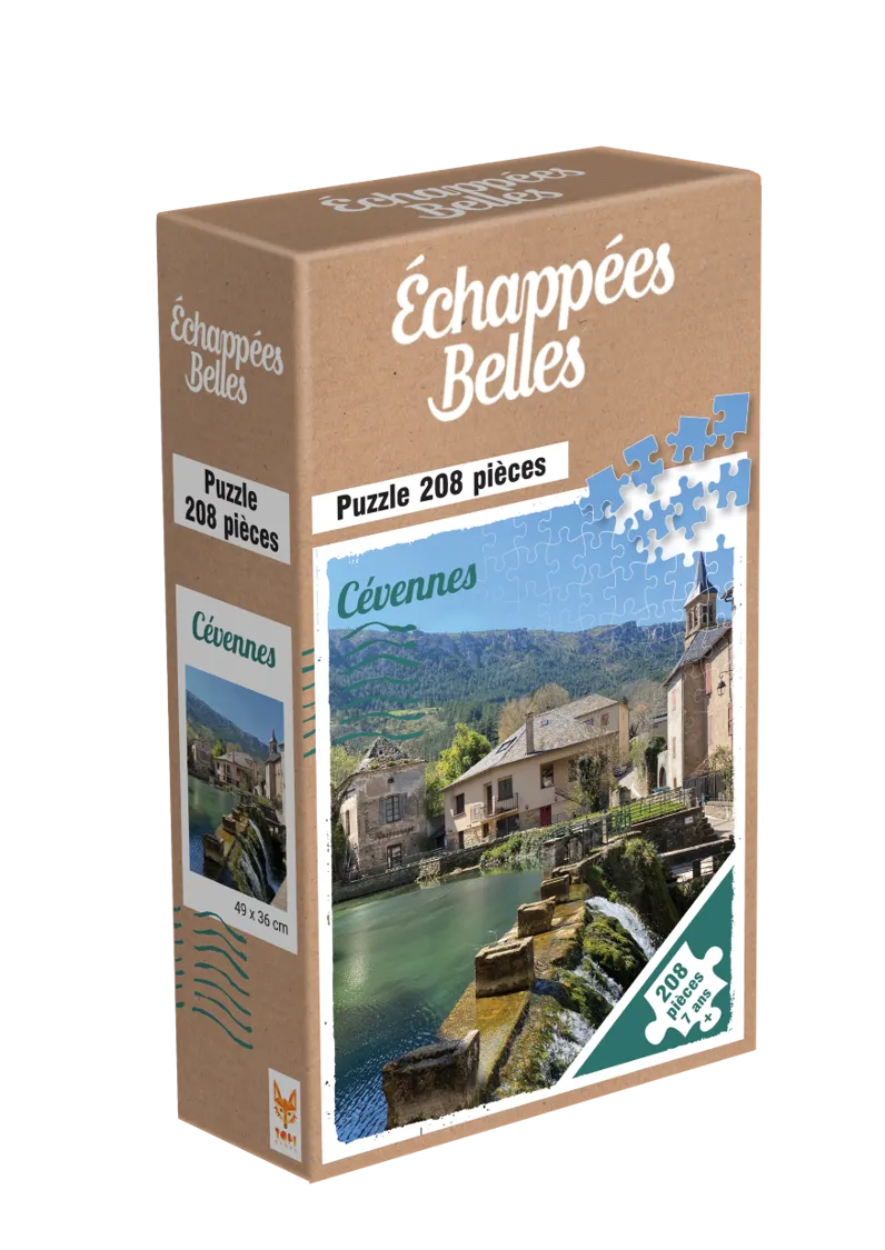 Topi Games Beautiful Escapes Cévennes puzzle 208 pezzi montagna