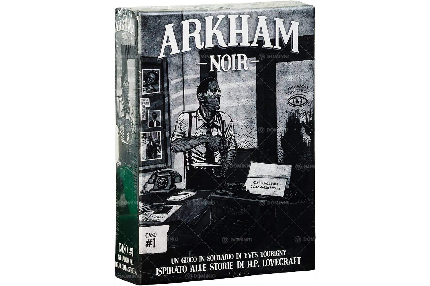 Raven Arkham Noir Caso 1 Omicidi Culto Strega gioco carte