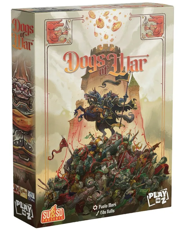 Dogs of War gioco da tavolo strategico mercenari