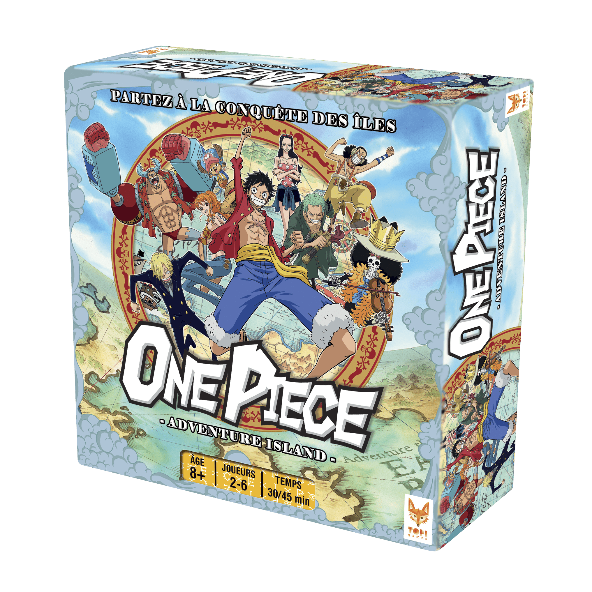 Topi Games One Piece Adventure Island gioco da tavolo avventura