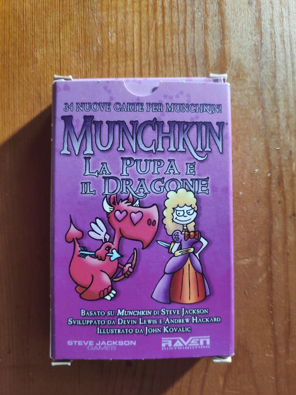 Raven Munchkin La Pupa e il Dragone espansione 34 carte