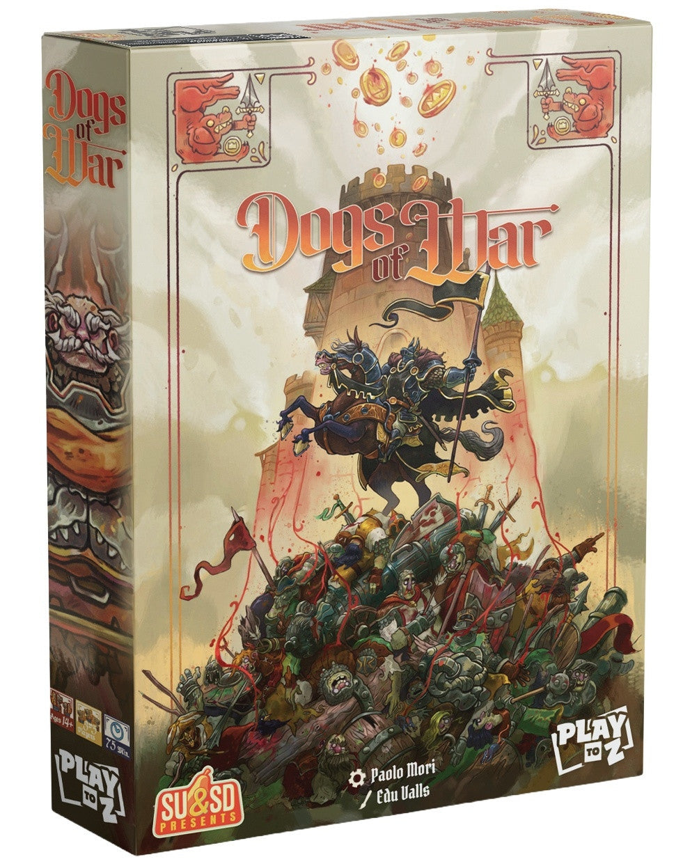 Dogs of War gioco da tavolo strategico mercenari