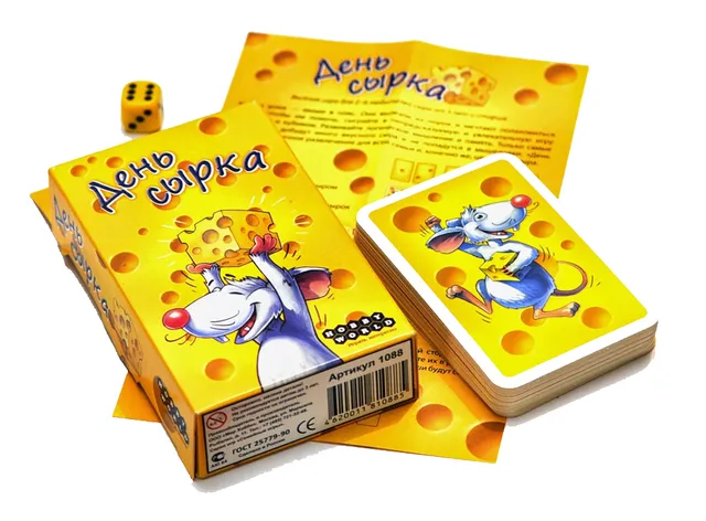 Den Syrka Giorno del Formaggio Gioco di Carte Topi