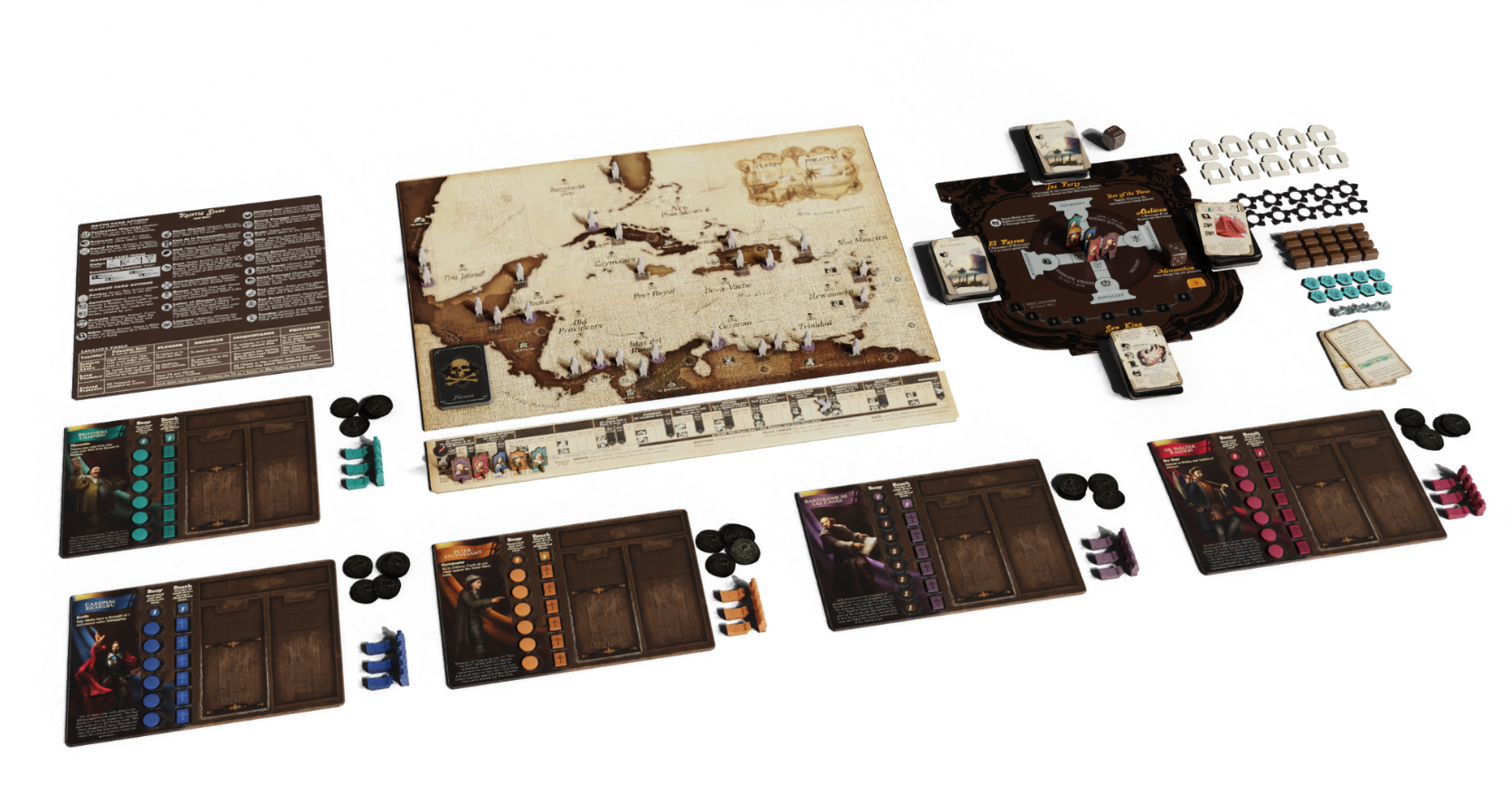 ION Games Pax Hispanica Deluxe Edition gioco da tavolo Caraibi
