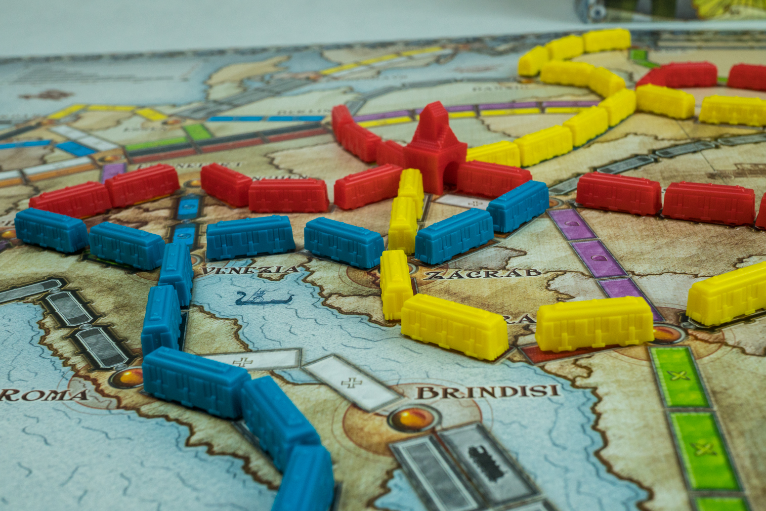 Niza Gams Ticket to Ride Europa gioco da tavolo famiglia