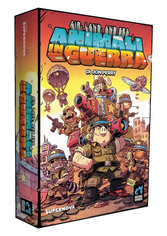 Studio Supernova Animali in Guerra Air Land Sea gioco di carte
