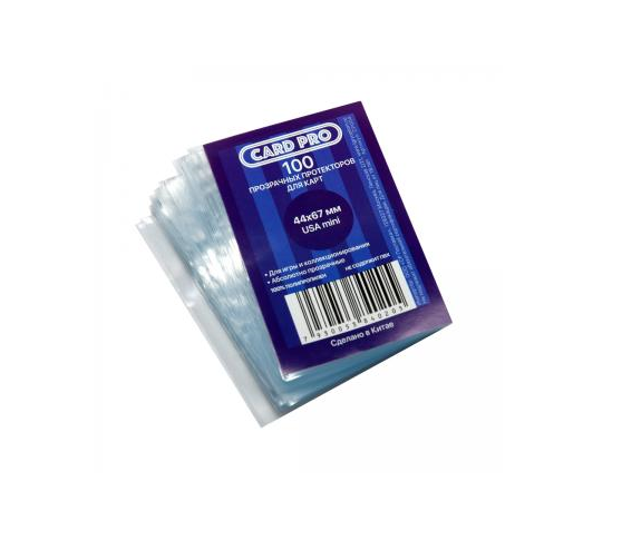 Niza Gams Card-Pro USA Mini 44x67 bustine 100 pz trasparenti