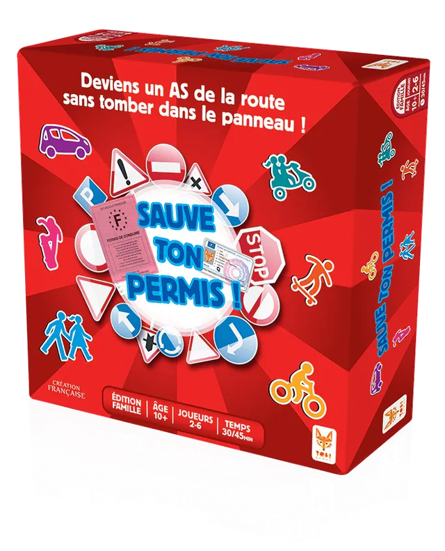 Topi Games Save Your License gioco da tavolo segnali stradali