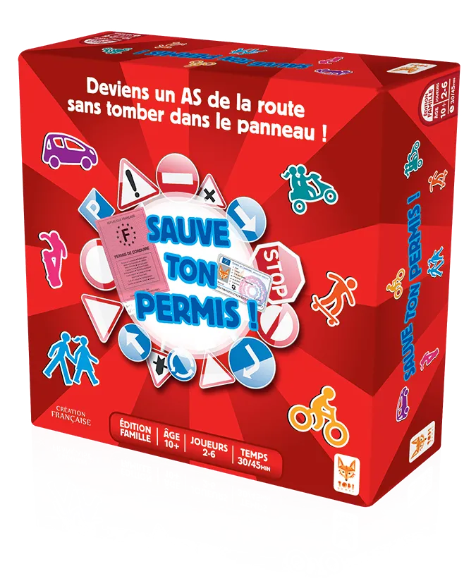 Topi Games Save Your License gioco da tavolo segnali stradali