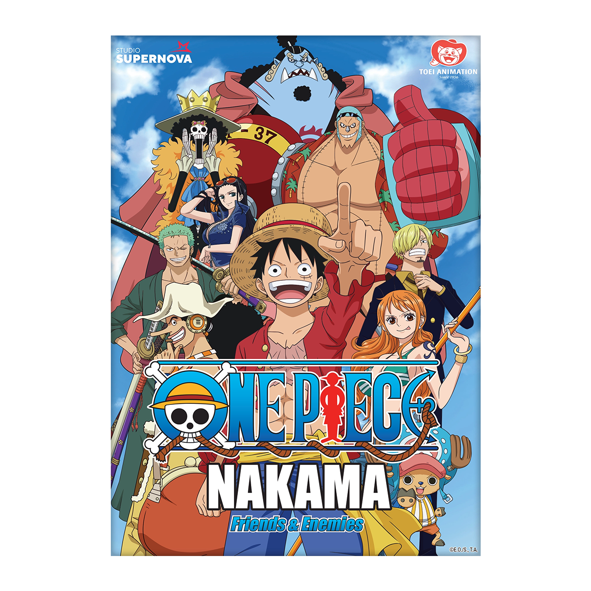 Studio Supernova Games One Piece Nakama Friends and Enemies gioco da tavolo inglese