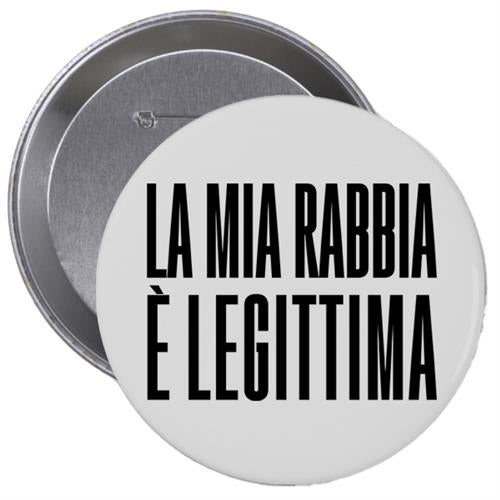 Studio Supernova Games NSPPDN 8 Rabbia spilla bianca 38 mm