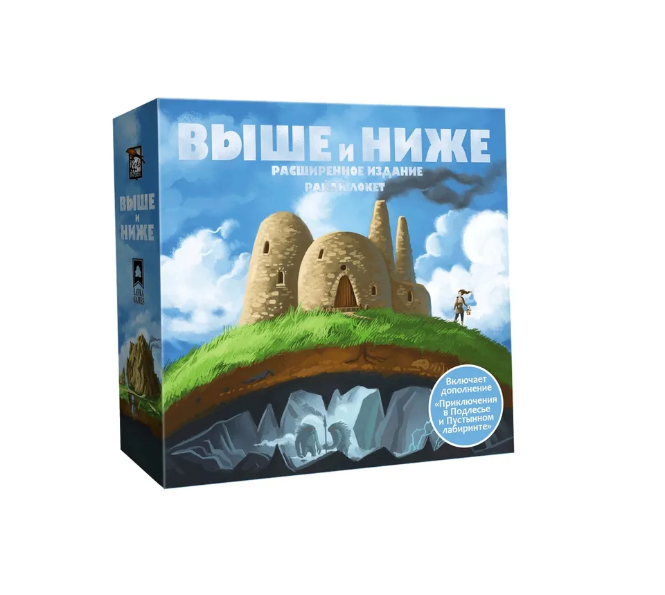 Niza Gams Above and Below gioco da tavolo villaggio ed esplorazione