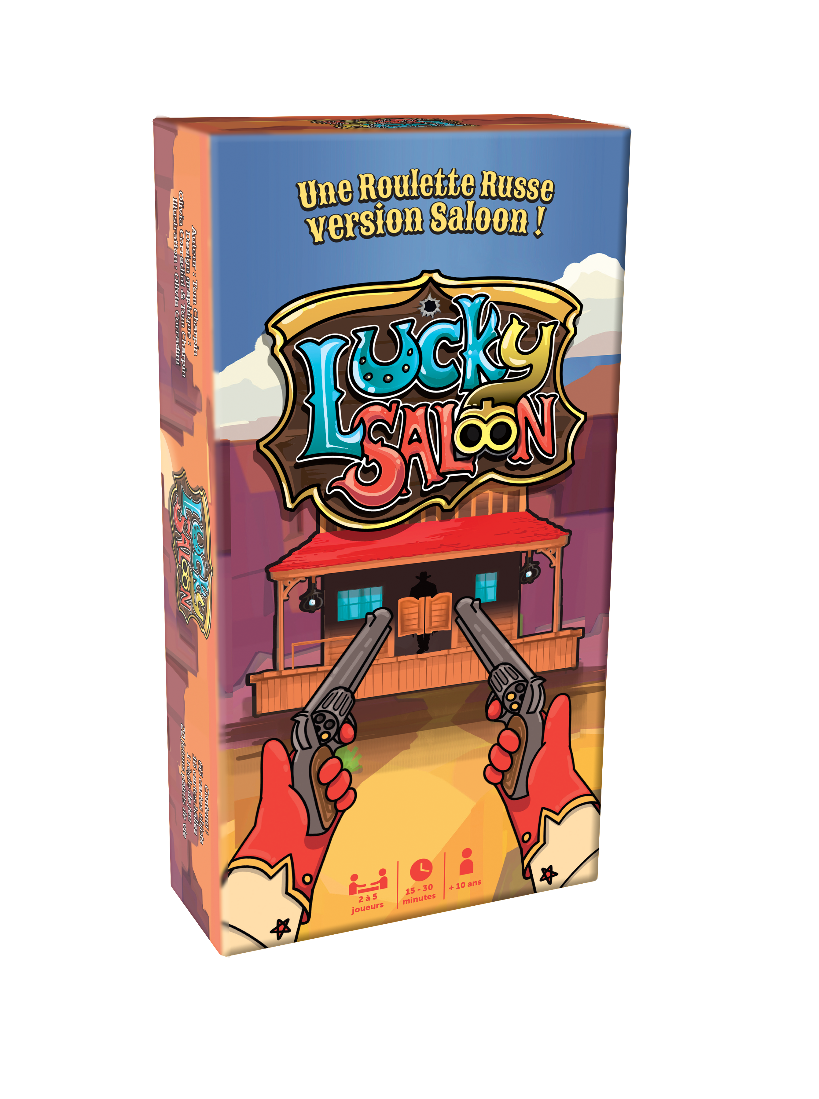 Topi Games Lucky Saloon gioco di carte bluff west