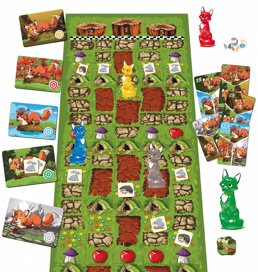 Niza Gams Wild Cross gioco da tavolo corsa