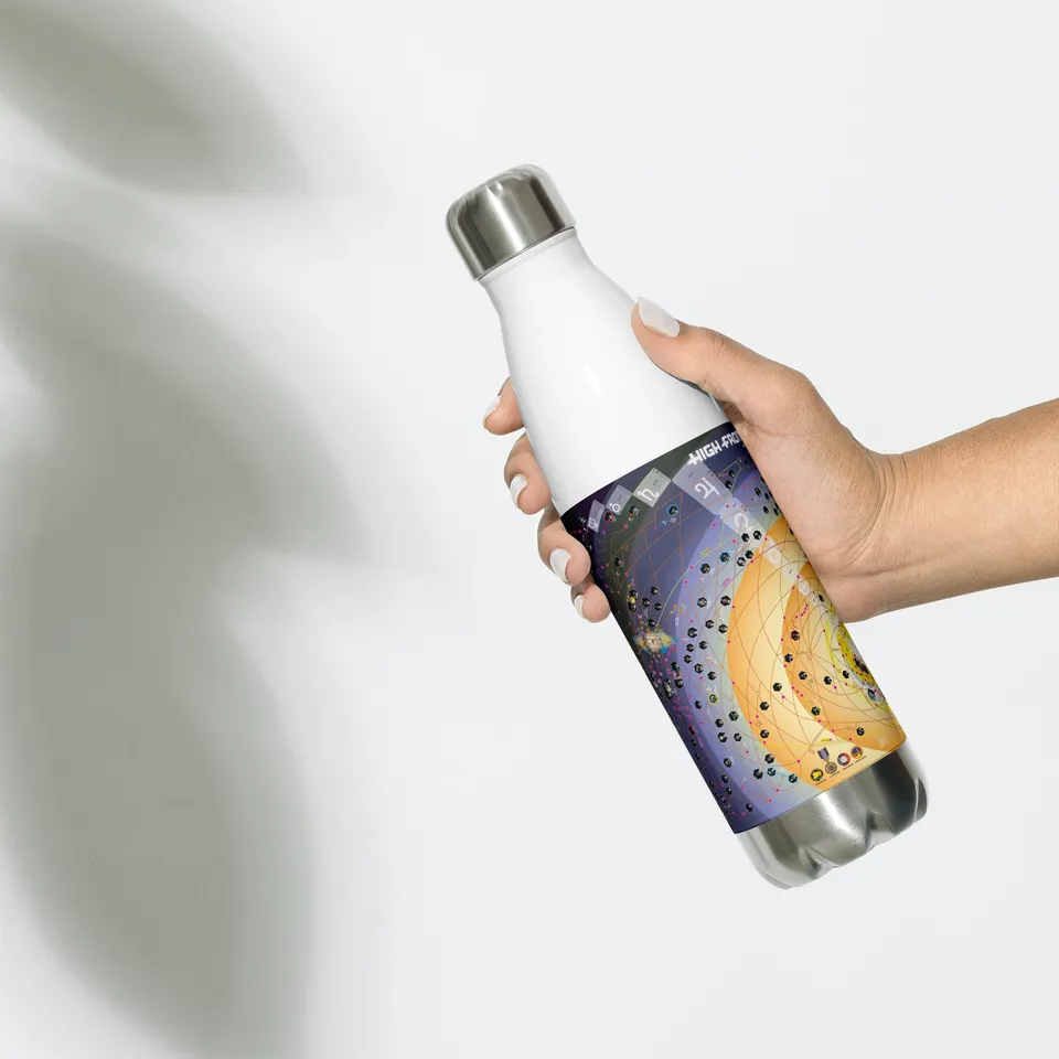 ION High Frontier 4 All borraccia acciaio 500 ml mappa