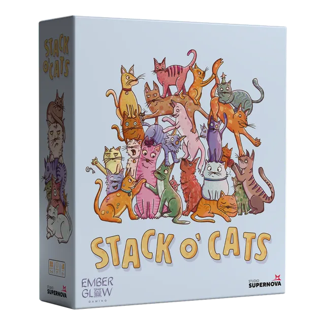 Studio Supernova Stack O' Cats gioco di abilità in legno