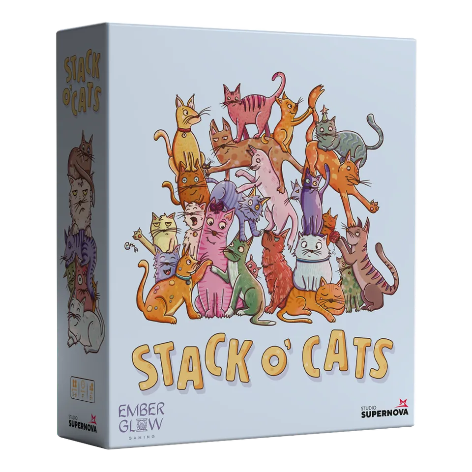 Studio Supernova Stack O' Cats gioco di abilità in legno
